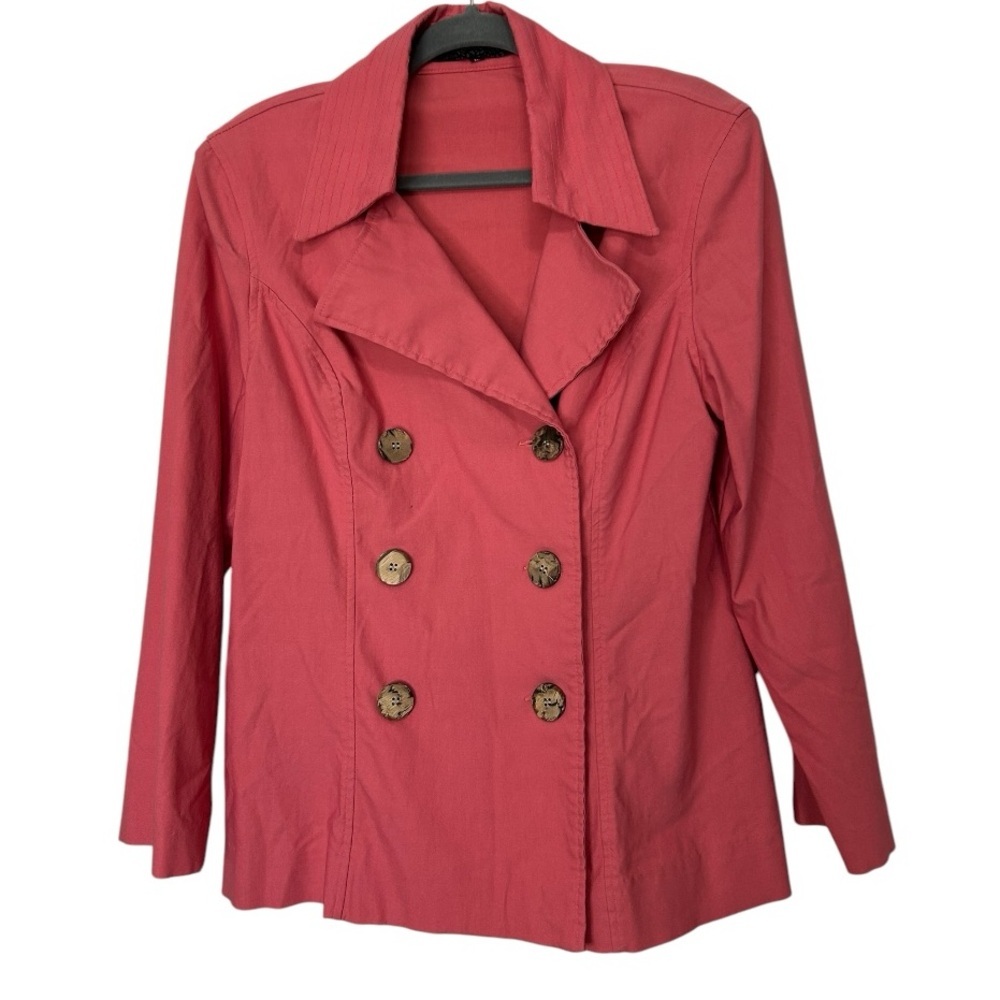 Cheryl Nash Pink Double-Breasted Women's Jacket